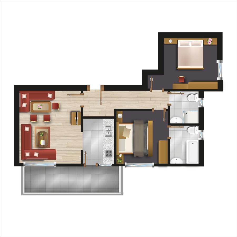 Appartements Daisy Serfaus Bagian luar foto
