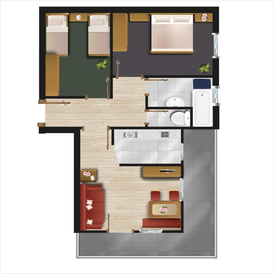 Appartements Daisy Serfaus Bagian luar foto